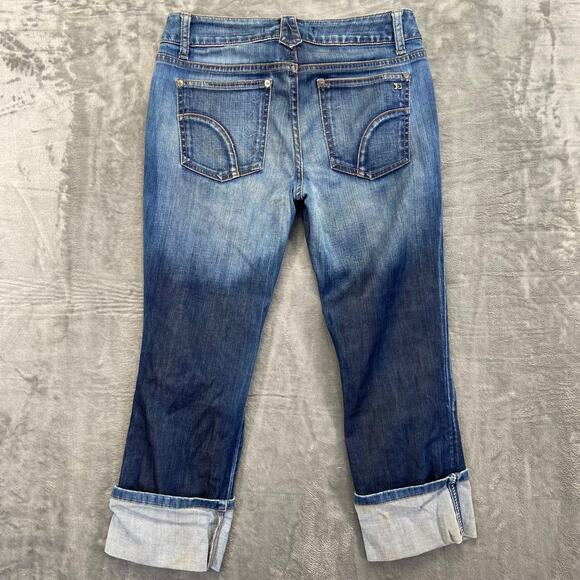 Joe's Women's Honey Kicker Straight Jeans Size 28 Blue Dark Wash Denim - Picture 2 of 8